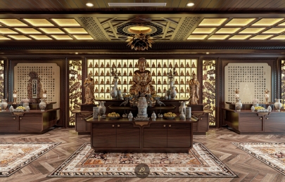 Top 5 bàn thờ gỗ óc chó mang đến phước lành cho gia đình